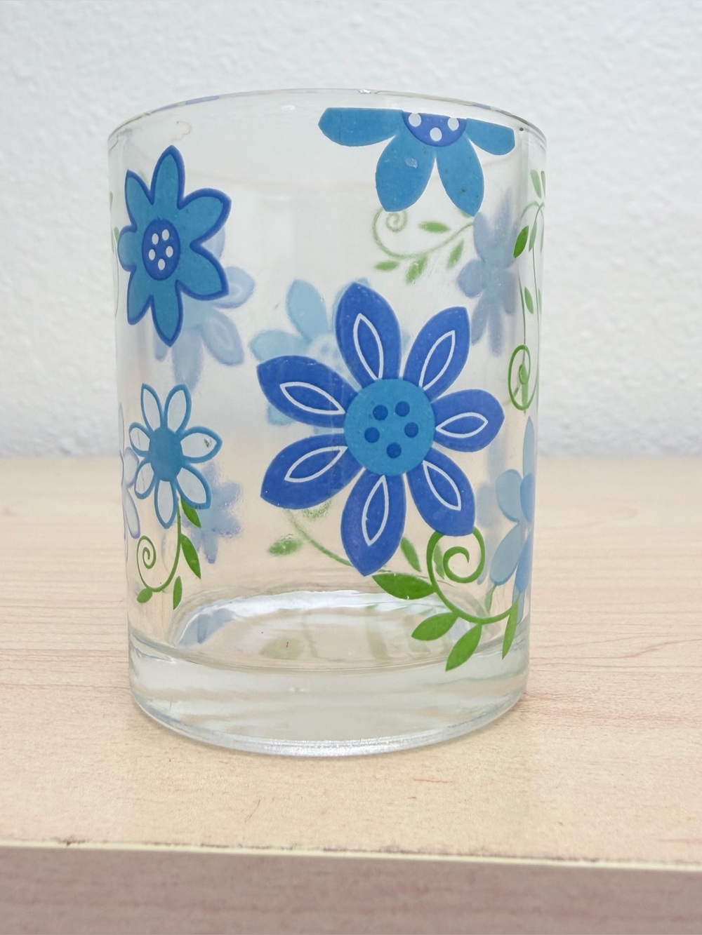 Retro Daisy Very Small Juice Tumbler Double Shot Glass